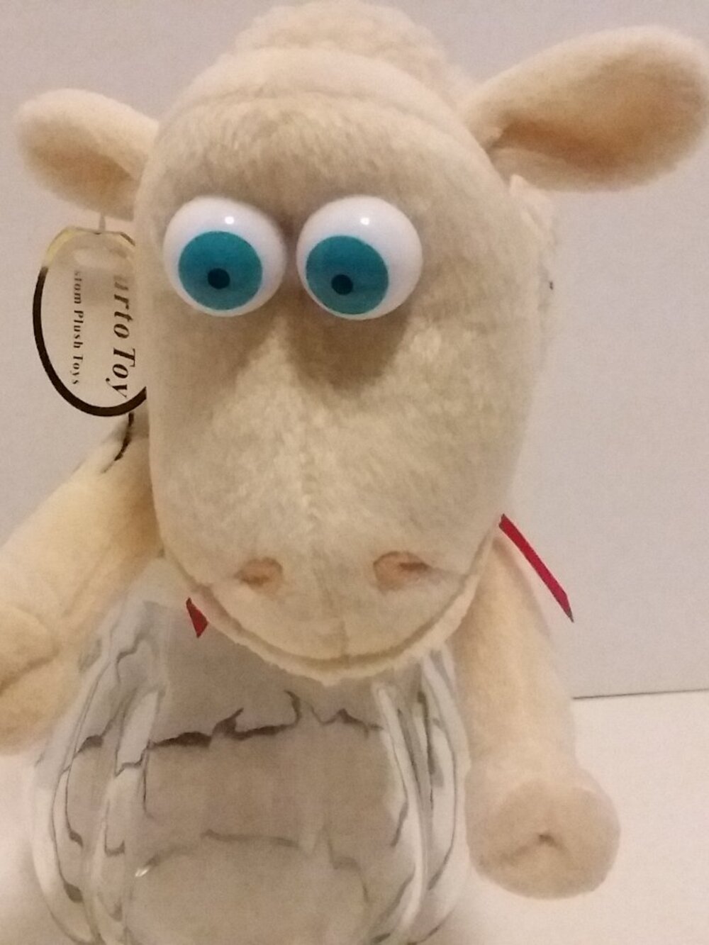 Serta Counting Sheep Nascar #49 Brent Sherman Race Car Driver Plush Toy  7 1/2 "